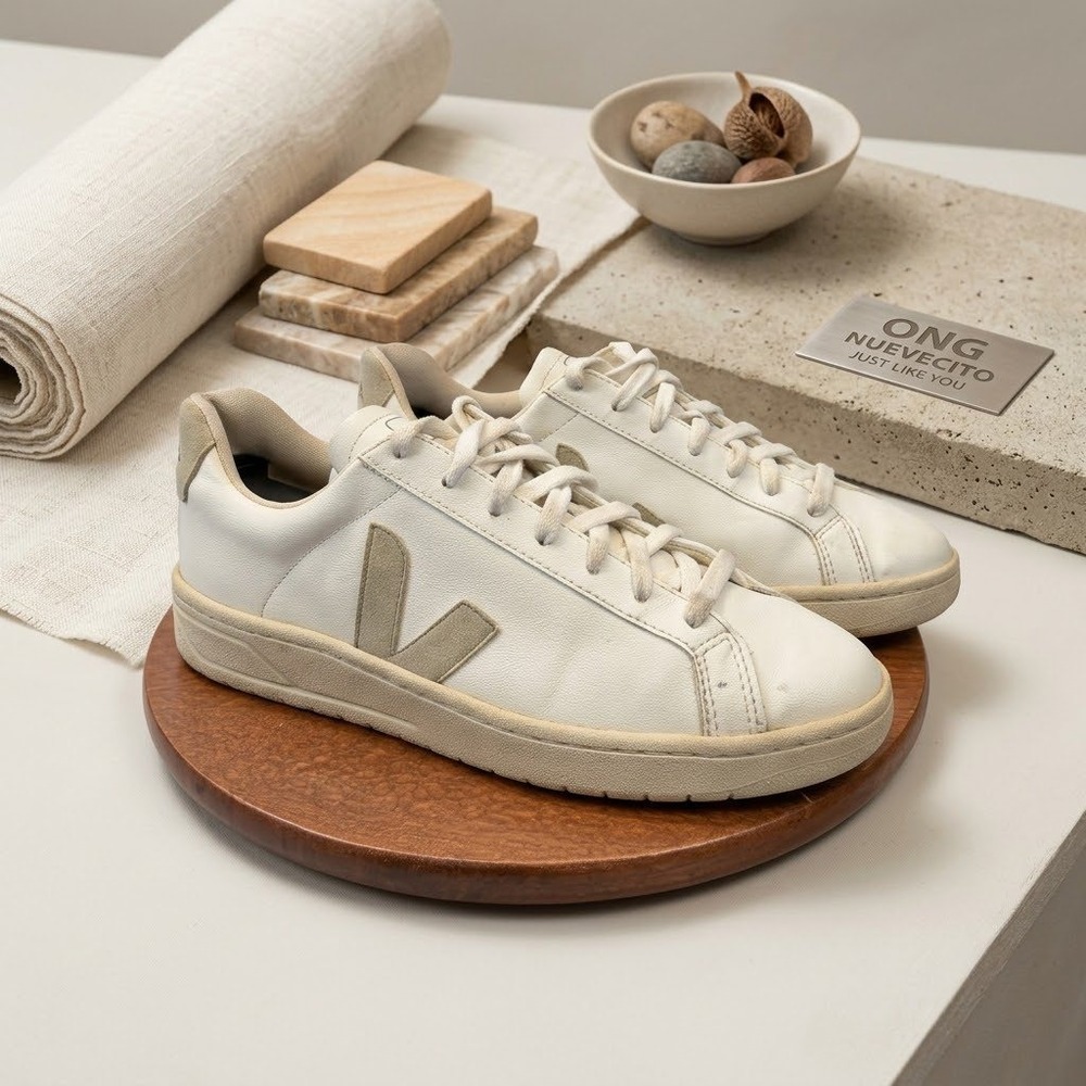 Veja Urca CWL White Sand Vegan Leather Sneakers Mens 8 Womens 10 EUR 41
